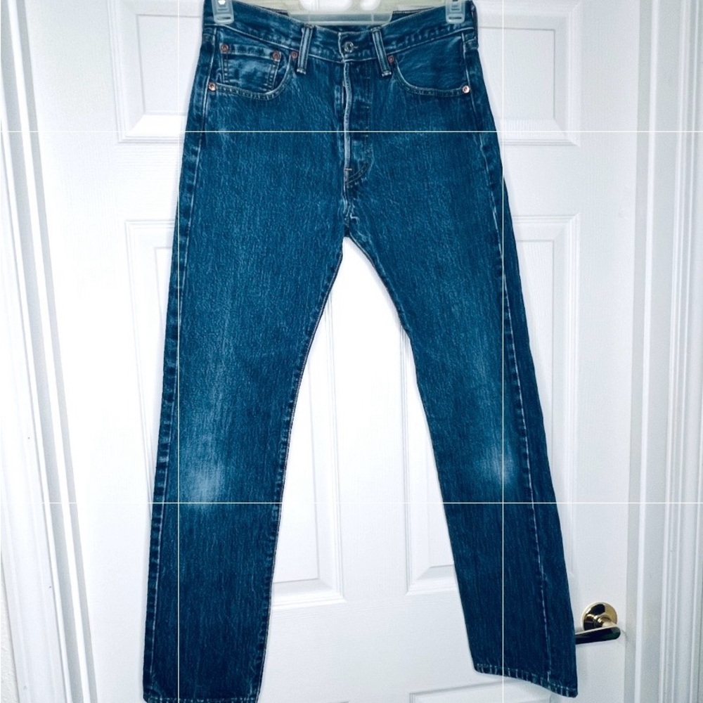 VTG Levis 29 X 32 Jeans 501 Classic 100% Cotton  Blue Men's Blue Buttons